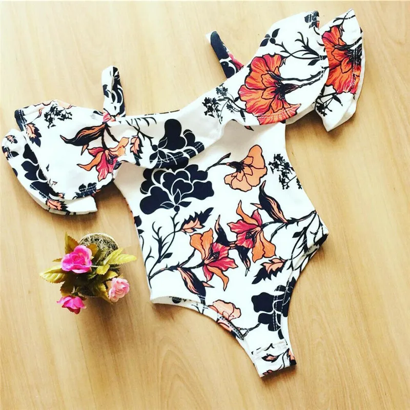 Toddler Baby Girls Floral Bodysuits Summer Ruffle Off Shoulder Sling Sunsuit Flowers Short Sleeve Baby Girl Clothing 3-18M
Toddler Baby Girls Floral Bodysuits Summer Ruffle Off Shoulder Sling Sunsuit Flowers Short Sleeve Baby Girl Clothing 3-18M
