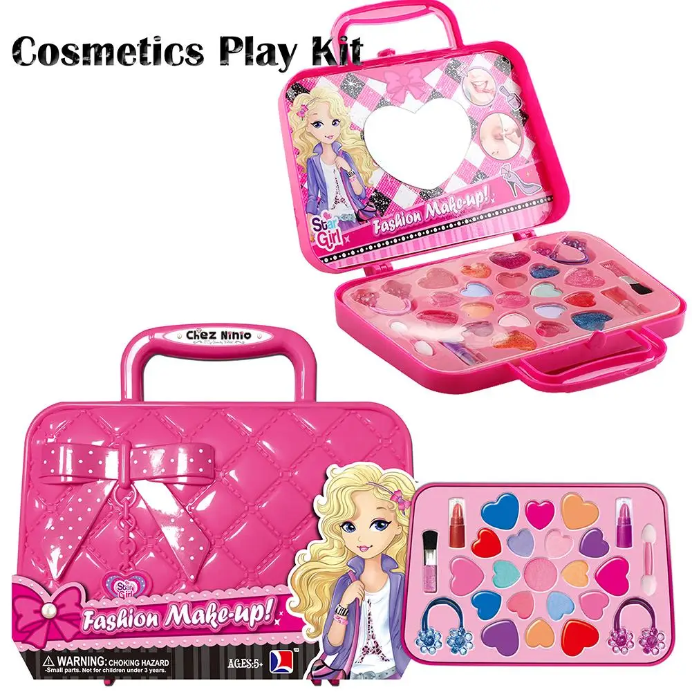 Kids Makeup Kit For Girls Toy Safe Nontoxic Cosmetics Washable Makeup Set Child Pretend Makeup Toy Set Gift For Little Girls
Kids Makeup Kit For Girls Toy Safe Nontoxic Cosmetics Washable Makeup Set Child Pretend Makeup Toy Set Gift For Little Girls