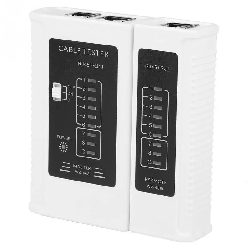 Multifunctional RJ45 RJ11 Network Cable Tester Ethernet LAN Network Wire Lead Testing Tool Network Cable Tester Measuring Tools
Multifunctional RJ45 RJ11 Network Cable Tester Ethernet LAN Network Wire Lead Testing Tool Network Cable Tester Measuring Tools