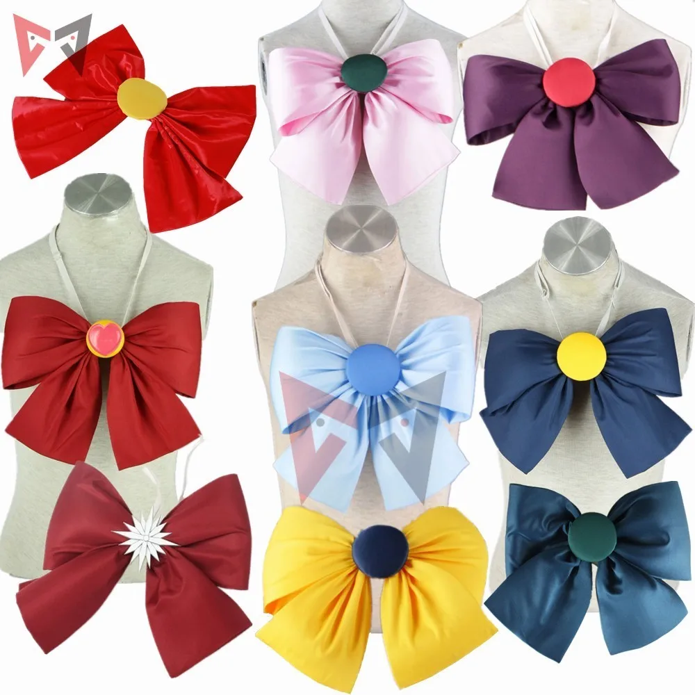 Cosplay costume DIY sailor moon anime dress accessories breast bow for girl women kids sailor mars Minako Aino Sailor Chibi Moon
Cosplay costume DIY sailor moon anime dress accessories breast bow for girl women kids sailor mars Minako Aino Sailor Chibi Moon