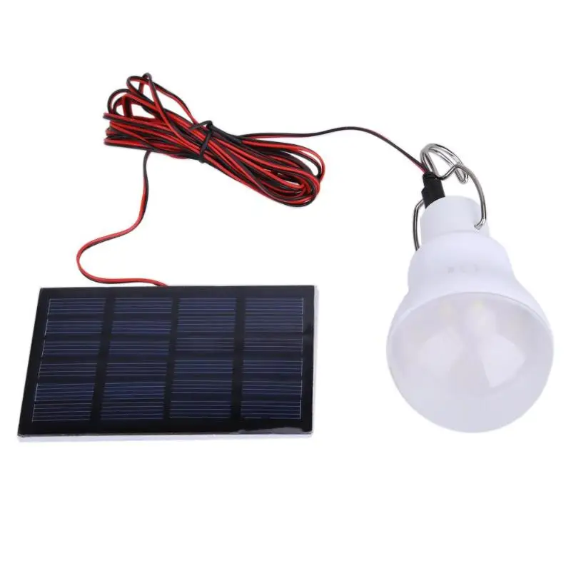 Outdoor Portable Solar Power LED Bulb Solar Panel Lamp Outdoor waterproof cold white Lighting Camp Tent Fishing Emergency Lamp
Outdoor Portable Solar Power LED Bulb Solar Panel Lamp Outdoor waterproof cold white Lighting Camp Tent Fishing Emergency Lamp