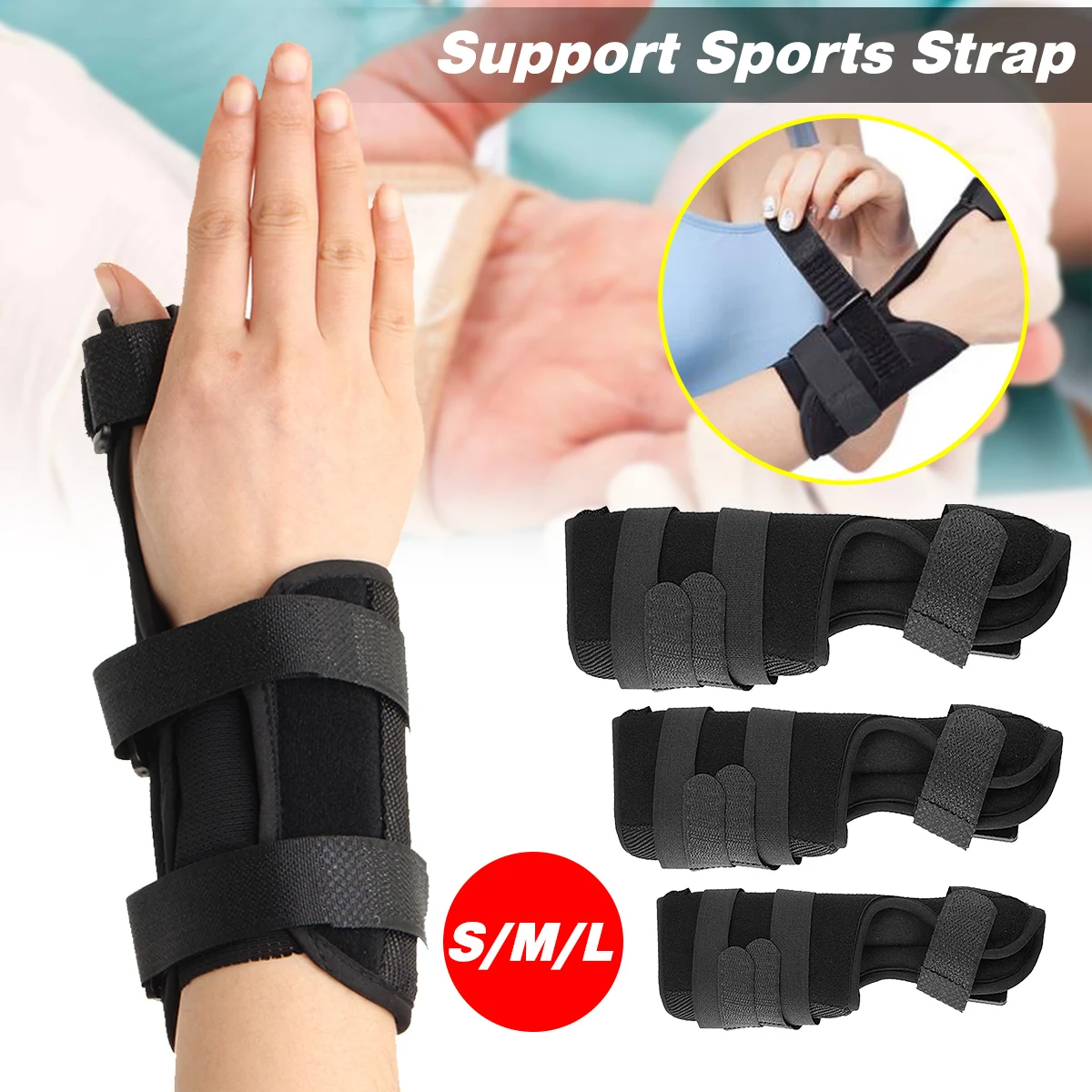 Left Hand Wrist Brace Finger Wrist Support Strap Wrist Wraps Thumb Spica Splint Support Fracture Sprain Arthritis Injury Brace
Left Hand Wrist Brace Finger Wrist Support Strap Wrist Wraps Thumb Spica Splint Support Fracture Sprain Arthritis Injury Brace