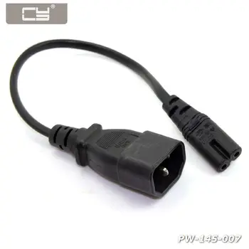 CYDZ Standard Molded IEC 320 C14 Socket to IEC C7 Plug AC Power Adapter Cable 30cm
CYDZ Standard Molded IEC 320 C14 Socket to IEC C7 Plug AC Power Adapter Cable 30cm