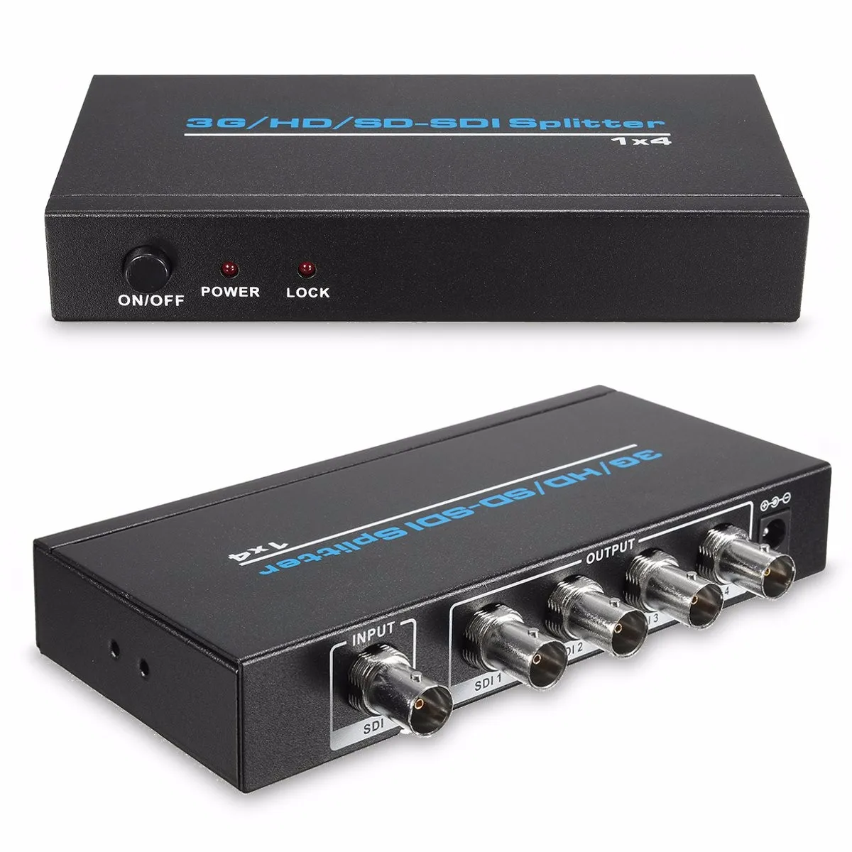 

1x4 3G/HD/SD-SDI Video Splitter BNC 1 In 4 Out Distributor 1920*1080p for HDTV Switcher