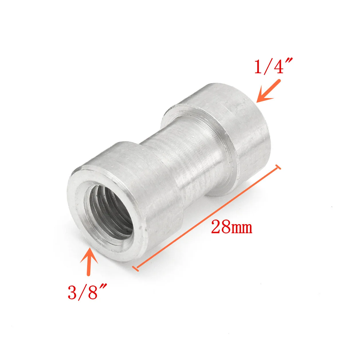 3Pcs 1/4 Inch to 3/8 Inch Screw Adapter Converter BE Female to Female Screw Mount Nut for Camera Flash Light/Tripod/Monopod
3Pcs 1/4 Inch to 3/8 Inch Screw Adapter Converter BE Female to Female Screw Mount Nut for Camera Flash Light/Tripod/Monopod
