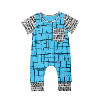 Newborn Toddler Baby Boys Girls clothes pocket Geometry cotton casual Romper round neck short sleeve kids Jumpsuit one pieces
Newborn Toddler Baby Boys Girls clothes pocket Geometry cotton casual Romper round neck short sleeve kids Jumpsuit one pieces