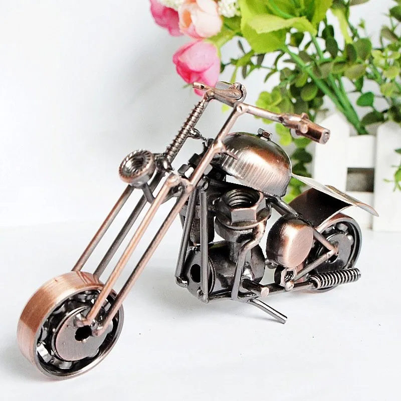 Retro Vintage Handmade Metal Motorbike Model Motorcycle Bike Ornament Sculpture Model home decoration models collecting
Retro Vintage Handmade Metal Motorbike Model Motorcycle Bike Ornament Sculpture Model home decoration models collecting