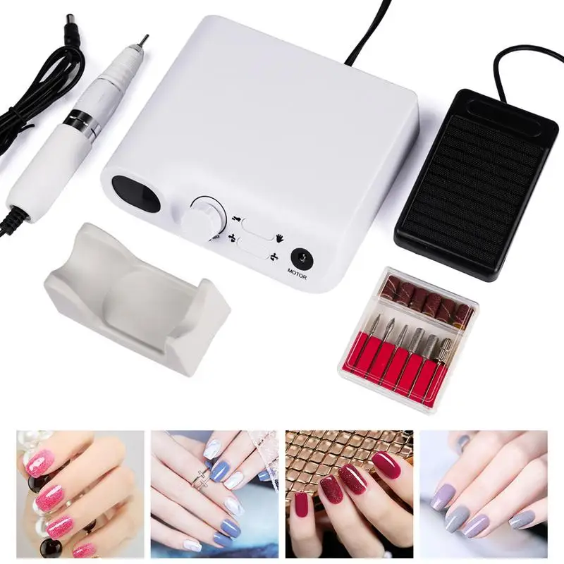 Professional Nail Polisher Nail Art Tools File Bits Manicure Kit 1000-30000 RPM 110 V / 220 V Nail Electric Drill Machine
Professional Nail Polisher Nail Art Tools File Bits Manicure Kit 1000-30000 RPM 110 V / 220 V Nail Electric Drill Machine