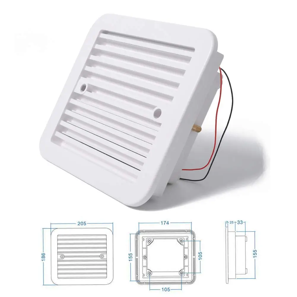 Car Ventilation Fan White Caravan Motorhome 12V Side Exhaust Air Vent Dust-proof New
Car Ventilation Fan White Caravan Motorhome 12V Side Exhaust Air Vent Dust-proof New