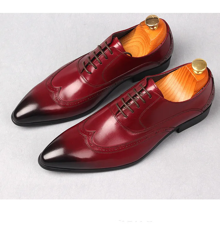 Red Yellow Black Italian Leather 2018 Mens Dress Oxfords Lace Up Carved Spring Autumn Pointed Toe Prom Party Wedding Oxfords
Red Yellow Black Italian Leather 2018 Mens Dress Oxfords Lace Up Carved Spring Autumn Pointed Toe Prom Party Wedding Oxfords
