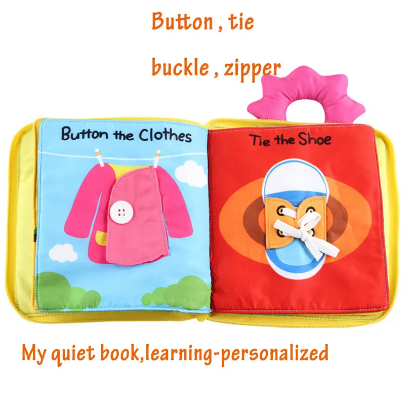 0~3years my quiet book febric cloth book for children toddler by pockets of internactive learning - personalized
0~3years my quiet book febric cloth book for children toddler by pockets of internactive learning - personalized