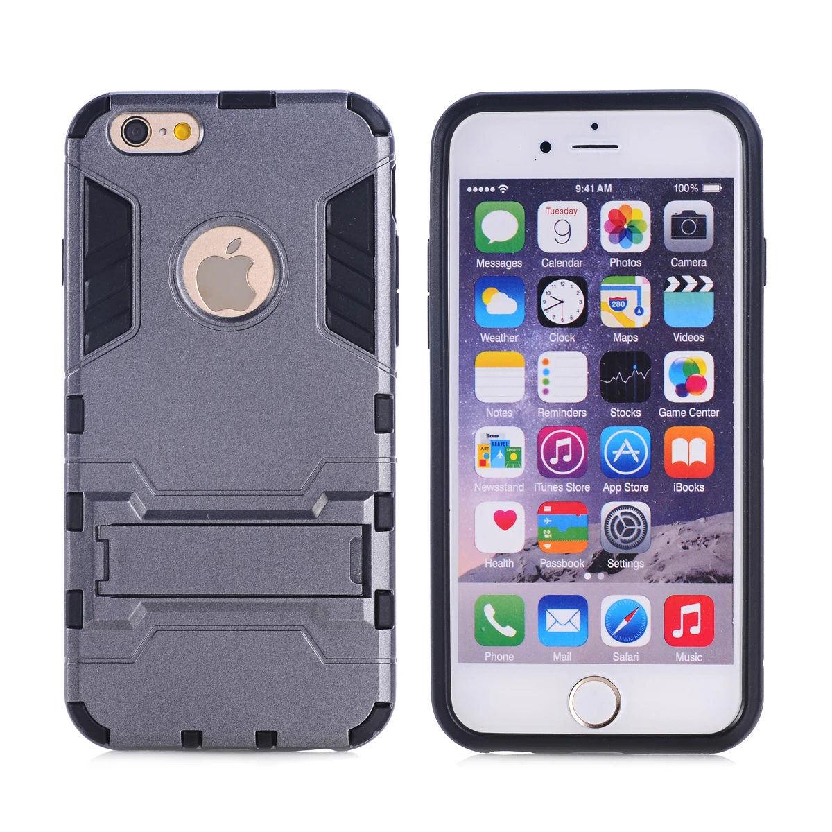 2 in 1 Hybrid Combo Armor Case For iPhone 5s Shockproof Case Hard PC+Soft TPU Cover for Apple iPhone 5 5S Case Kickstand Funda
2 in 1 Hybrid Combo Armor Case For iPhone 5s Shockproof Case Hard PC+Soft TPU Cover for Apple iPhone 5 5S Case Kickstand Funda