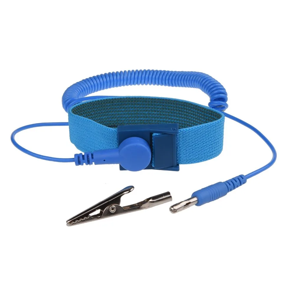 FGHGF Adjustable Anti Static Bracelet Electrostatic ESD Discharge Cable Reusable Wrist Band Strap Hand With Grounding Wire
FGHGF Adjustable Anti Static Bracelet Electrostatic ESD Discharge Cable Reusable Wrist Band Strap Hand With Grounding Wire
