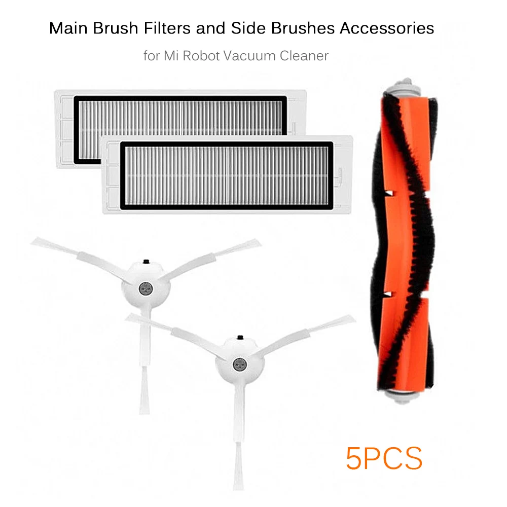 2 x side brush + 2x HEPA filter + 1x main brush +Main Brush Cover+Cleaning comb for Xiaomi Mijia Xiaowa Roborock Vacuum Robot
2 x side brush + 2x HEPA filter + 1x main brush +Main Brush Cover+Cleaning comb for Xiaomi Mijia Xiaowa Roborock Vacuum Robot