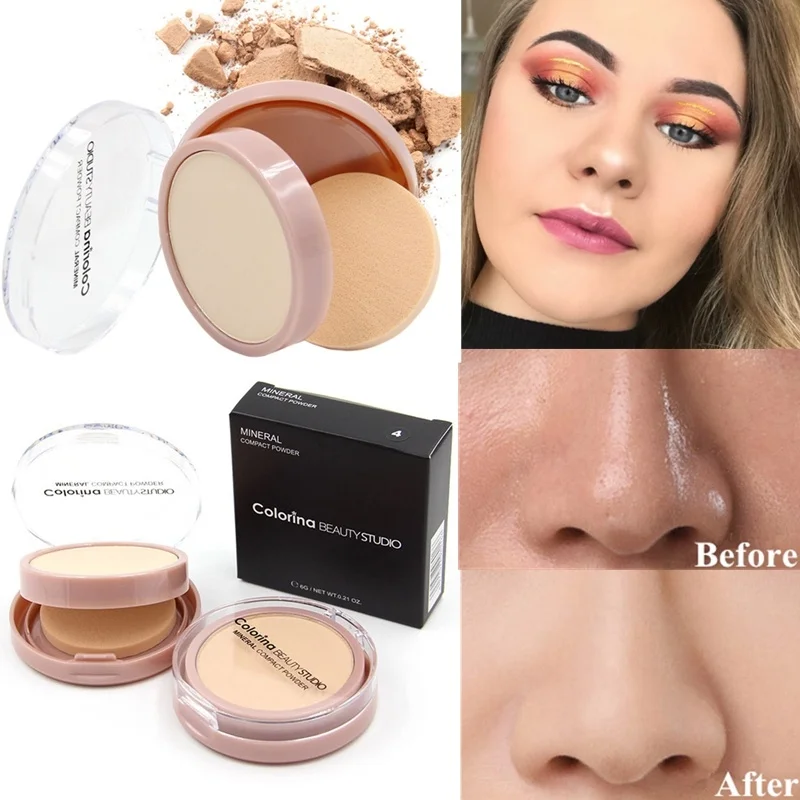 Mineral Pressed Face Powder Concealer Base Makeup Performance Wear Powder Foundation Compact Powder Makeup
Mineral Pressed Face Powder Concealer Base Makeup Performance Wear Powder Foundation Compact Powder Makeup
