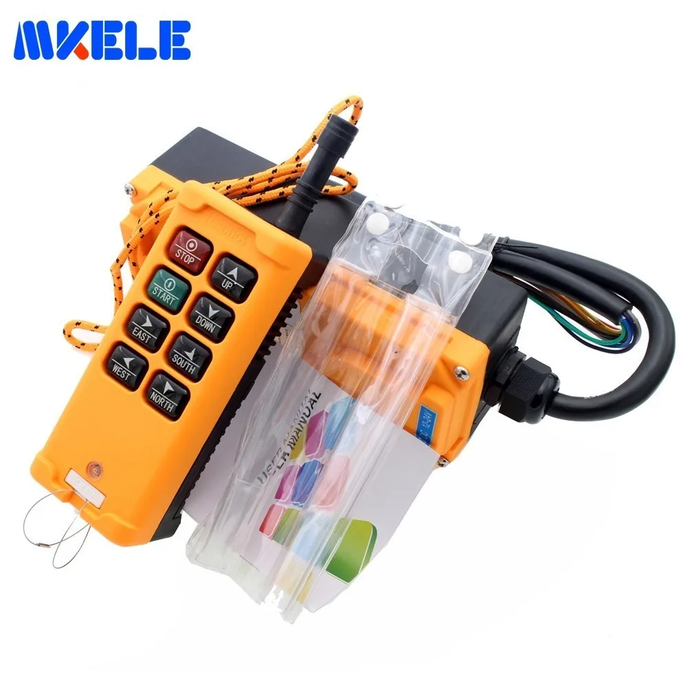 DC12/24V AC110/220/380V 8 KeysIndustrial Remote Controller Switches Hoist Crane Control Lift Crane 1 Transmitter + 1 Receiver
DC12/24V AC110/220/380V 8 KeysIndustrial Remote Controller Switches Hoist Crane Control Lift Crane 1 Transmitter + 1 Receiver