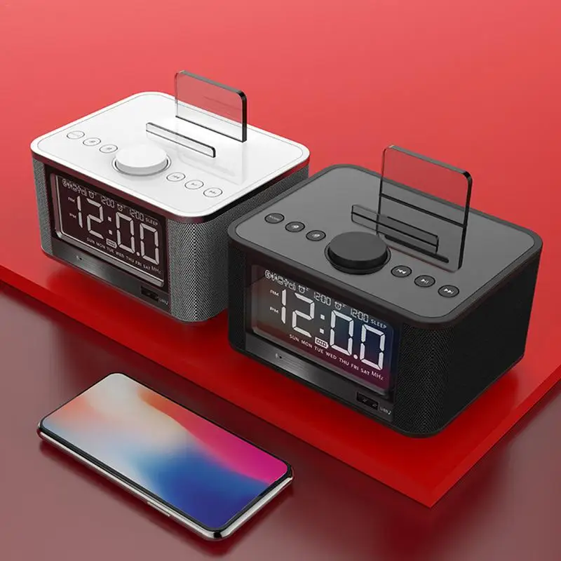 X7 Alarm Clock Bluetooth Speaker USB Audio Charging Speaker Interface Music Clock Radio Mobile Phone Charging Sound
X7 Alarm Clock Bluetooth Speaker USB Audio Charging Speaker Interface Music Clock Radio Mobile Phone Charging Sound