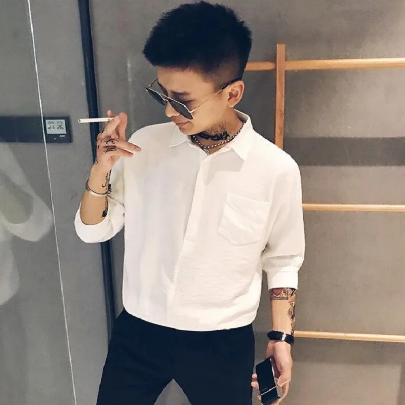 English alphabet printing men's shirt street tide casual short-sleeved summer clothing camisa masculina slim fit shirts men
English alphabet printing men's shirt street tide casual short-sleeved summer clothing camisa masculina slim fit shirts men