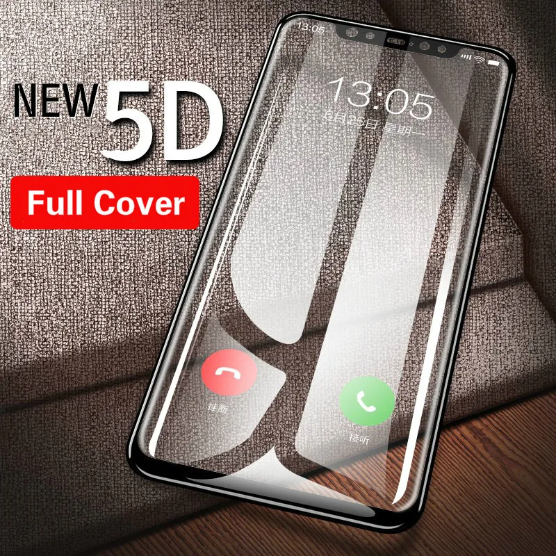 

5D Full Cover Tempered Glass For Xiaomi A2 Lite Redmi 4X Note5 Pro 6 Pro 6A S2 Film Redmi Note5A Pro 5 Plus 5A Screen Protector