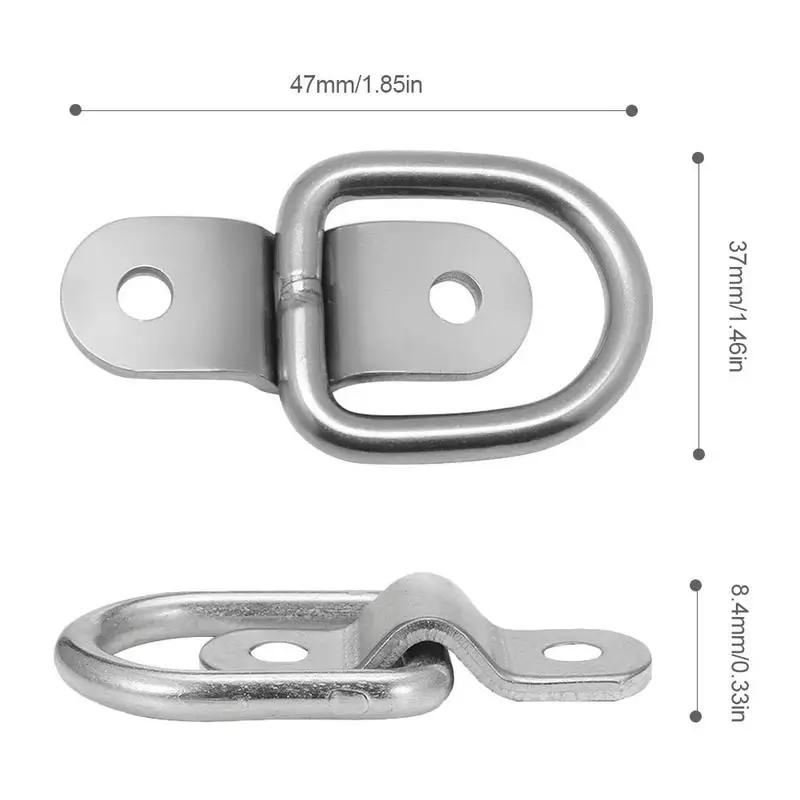 Steel D Type Pull Ring Hangers Tie Down Mount Heavy Duty Breaking Strength For Trailer Cargo Control Auto Models 6 Packs
Steel D Type Pull Ring Hangers Tie Down Mount Heavy Duty Breaking Strength For Trailer Cargo Control Auto Models 6 Packs