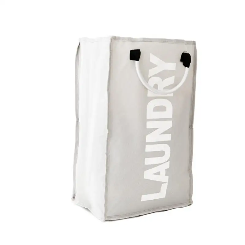

Foldable Laundry Hamper Thicken Oxford Laundry Basket Handy Laundry Bin Folding Clothes Bag