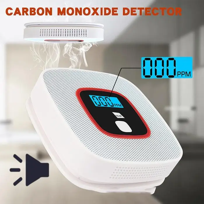 Home security smoke and carbon monoxide detector alarm sensor LCD digital screen CO Carbon Monoxide Poisoning Smoke Detector
Home security smoke and carbon monoxide detector alarm sensor LCD digital screen CO Carbon Monoxide Poisoning Smoke Detector
