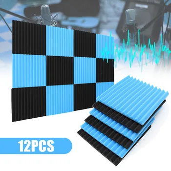 12Pcs Soundproofing Acoustic Studio Foam KTV Sound AbsordingTreatment Noise Sponge Foams Wall Wedge Tiles Polyurethane Foam
12Pcs Soundproofing Acoustic Studio Foam KTV Sound AbsordingTreatment Noise Sponge Foams Wall Wedge Tiles Polyurethane Foam