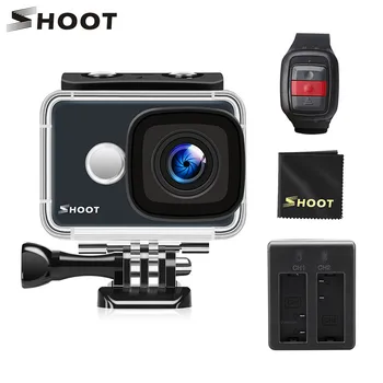 SHOOT 4K Wi-Fi Action Camera 2.4G Remote 1080P 14MP 45m Waterproof Sports Camera 170 Degree Wide View Angle 2 Inch LCD Screen
SHOOT 4K Wi-Fi Action Camera 2.4G Remote 1080P 14MP 45m Waterproof Sports Camera 170 Degree Wide View Angle 2 Inch LCD Screen