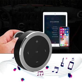 Wireless Bluetooth Media Button Car Motorcycle Steering Wheel Music Play Receiver Remote Control For IOS/Android
Wireless Bluetooth Media Button Car Motorcycle Steering Wheel Music Play Receiver Remote Control For IOS/Android