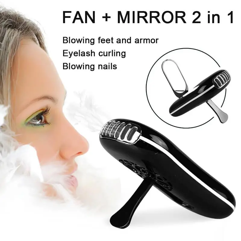 PowstroUsb Fan Drying Machine Air Glue Makeup With Mirror Mini Fan Portable Office Home Fan Cooler Eyelash Dryer Nail Dryer
PowstroUsb Fan Drying Machine Air Glue Makeup With Mirror Mini Fan Portable Office Home Fan Cooler Eyelash Dryer Nail Dryer