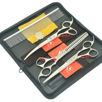 Meisha 7.0 Inch Dog Grooming Scissors Kit Straight & Curved Cutting Shears Animal Thinning Trimming Clipper Pet Supplies HB0214
Meisha 7.0 Inch Dog Grooming Scissors Kit Straight & Curved Cutting Shears Animal Thinning Trimming Clipper Pet Supplies HB0214
