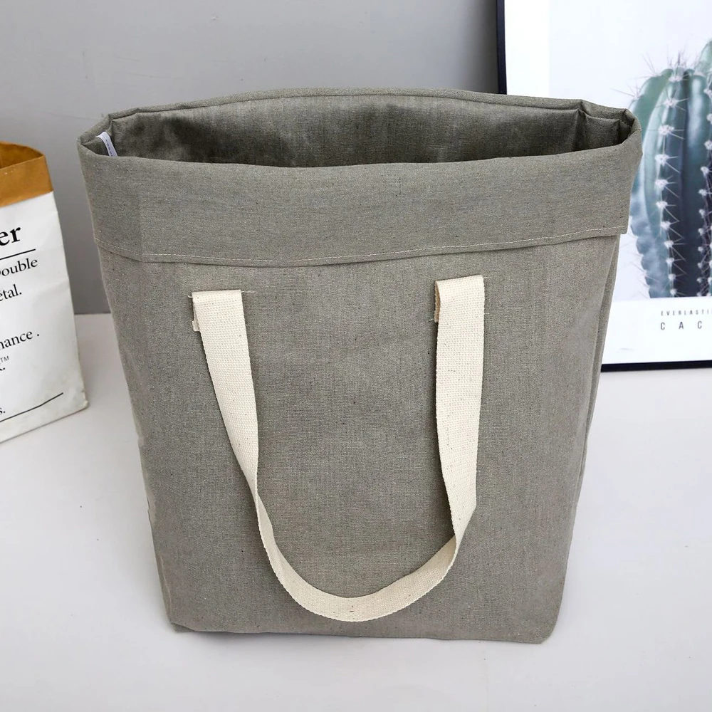 Large 40x50 cm Laundry Hamper Bag Canvas Clothes Storage Baskets Home Clothes Barrel Bags Kids Toy Storage Laundry Basket
Large 40x50 cm Laundry Hamper Bag Canvas Clothes Storage Baskets Home Clothes Barrel Bags Kids Toy Storage Laundry Basket