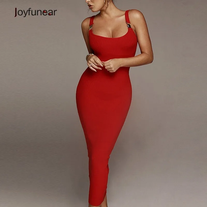 Joyfunear 2019 New Comfortable Sweater Bodycon Dresses Elegant Strap Fashion Party Dress Solid Maxi Long Sleeveless Women Dress
Joyfunear 2019 New Comfortable Sweater Bodycon Dresses Elegant Strap Fashion Party Dress Solid Maxi Long Sleeveless Women Dress
