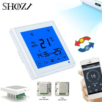 APP WiFi 2p 4p Room Thermostat Smart Central Air programmable Conditioner Temperature Controller Fan Coil Thermostat
APP WiFi 2p 4p Room Thermostat Smart Central Air programmable Conditioner Temperature Controller Fan Coil Thermostat