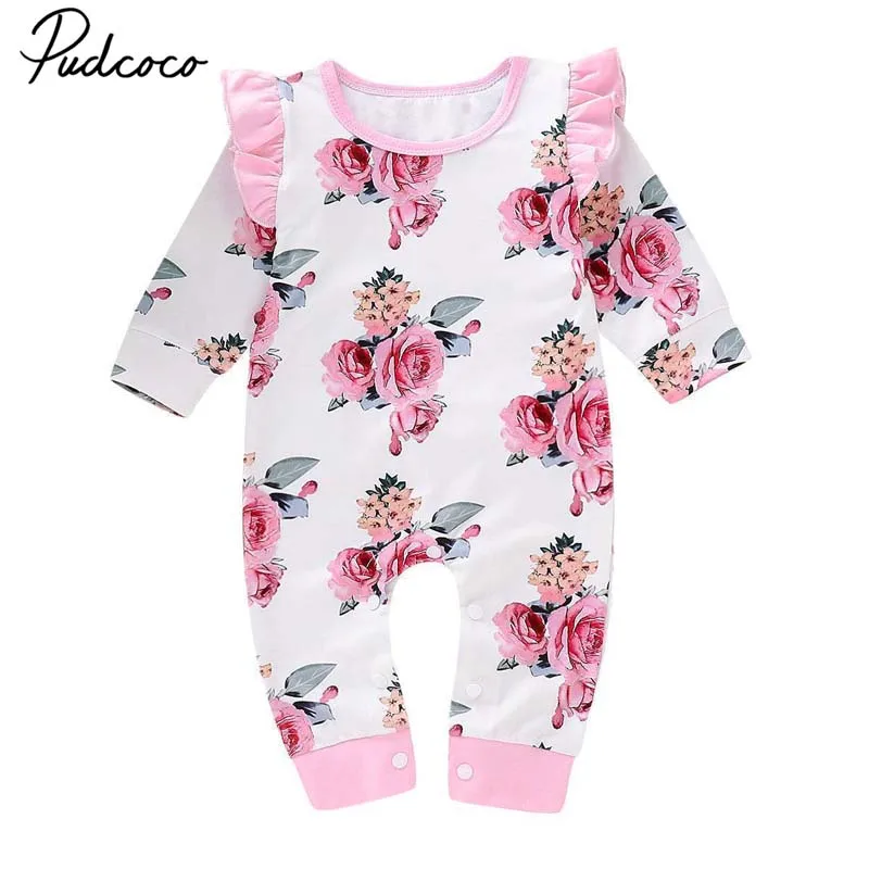 2019 Brand Baby Girls Fly Sleeve Romper New Spring Autumn Cute Floral Fly Sleeve Jumpsuit Infant Floral Outfits Clothes Playsuit
2019 Brand Baby Girls Fly Sleeve Romper New Spring Autumn Cute Floral Fly Sleeve Jumpsuit Infant Floral Outfits Clothes Playsuit