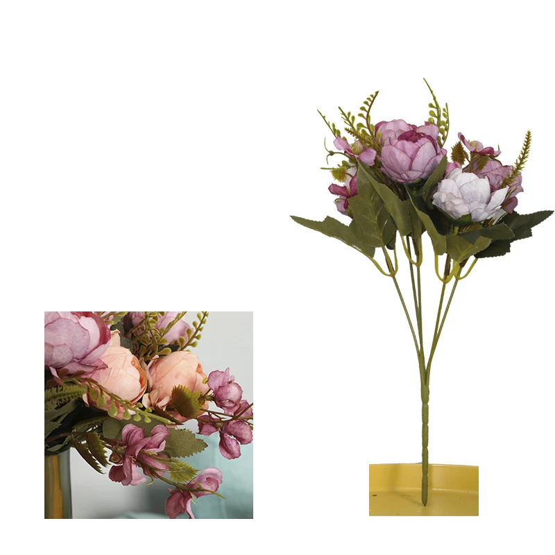 1pc 30cm Bouquet Artificial Peony Flowers Silk Flower 5 Flower Heads/Bouquet For Home Room Party Decoration Ornament
1pc 30cm Bouquet Artificial Peony Flowers Silk Flower 5 Flower Heads/Bouquet For Home Room Party Decoration Ornament