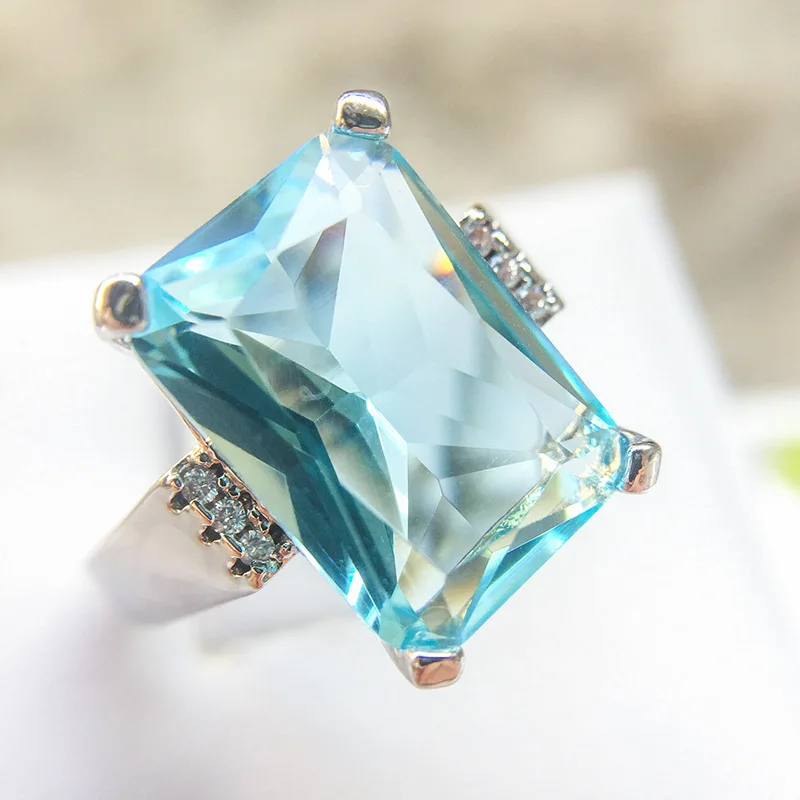 5 colors Big Ocean Blue CZ Cubic Zircon Stone 925 Silver Rings for Women Fashion Engagement silver Jewelry Valentines Day Gift
5 colors Big Ocean Blue CZ Cubic Zircon Stone 925 Silver Rings for Women Fashion Engagement silver Jewelry Valentines Day Gift