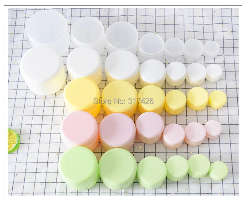10PCS Refillable Bottles Plastic Empty Makeup Jar Pot Travel Face Cream/Lotion/Cosmetic Container 5 Colors 10g
10PCS Refillable Bottles Plastic Empty Makeup Jar Pot Travel Face Cream/Lotion/Cosmetic Container 5 Colors 10g