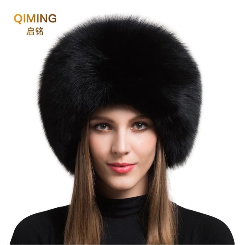 Ladies 100% Real Fox Fur Hat Women Winter Warm Luxury Ski Head Ear Warmer Earmuff Fluffy Sheepskin Warm Snow Cap
Ladies 100% Real Fox Fur Hat Women Winter Warm Luxury Ski Head Ear Warmer Earmuff Fluffy Sheepskin Warm Snow Cap