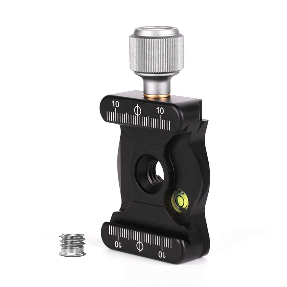 Quick Release Clamp for Ballhead Tripod Camera Accessories QR Plate with 1/4 & 3/8 Inch Screw Mount Bubble Level Aluminium Alloy
Quick Release Clamp for Ballhead Tripod Camera Accessories QR Plate with 1/4 & 3/8 Inch Screw Mount Bubble Level Aluminium Alloy