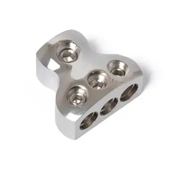 3-Way Car Audio Stereo Amp Power/Ground Cable Splitter 1x0GA IN 3x4GA OUT Power Distribution Block 
3-Way Car Audio Stereo Amp Power/Ground Cable Splitter 1x0GA IN 3x4GA OUT Power Distribution Block