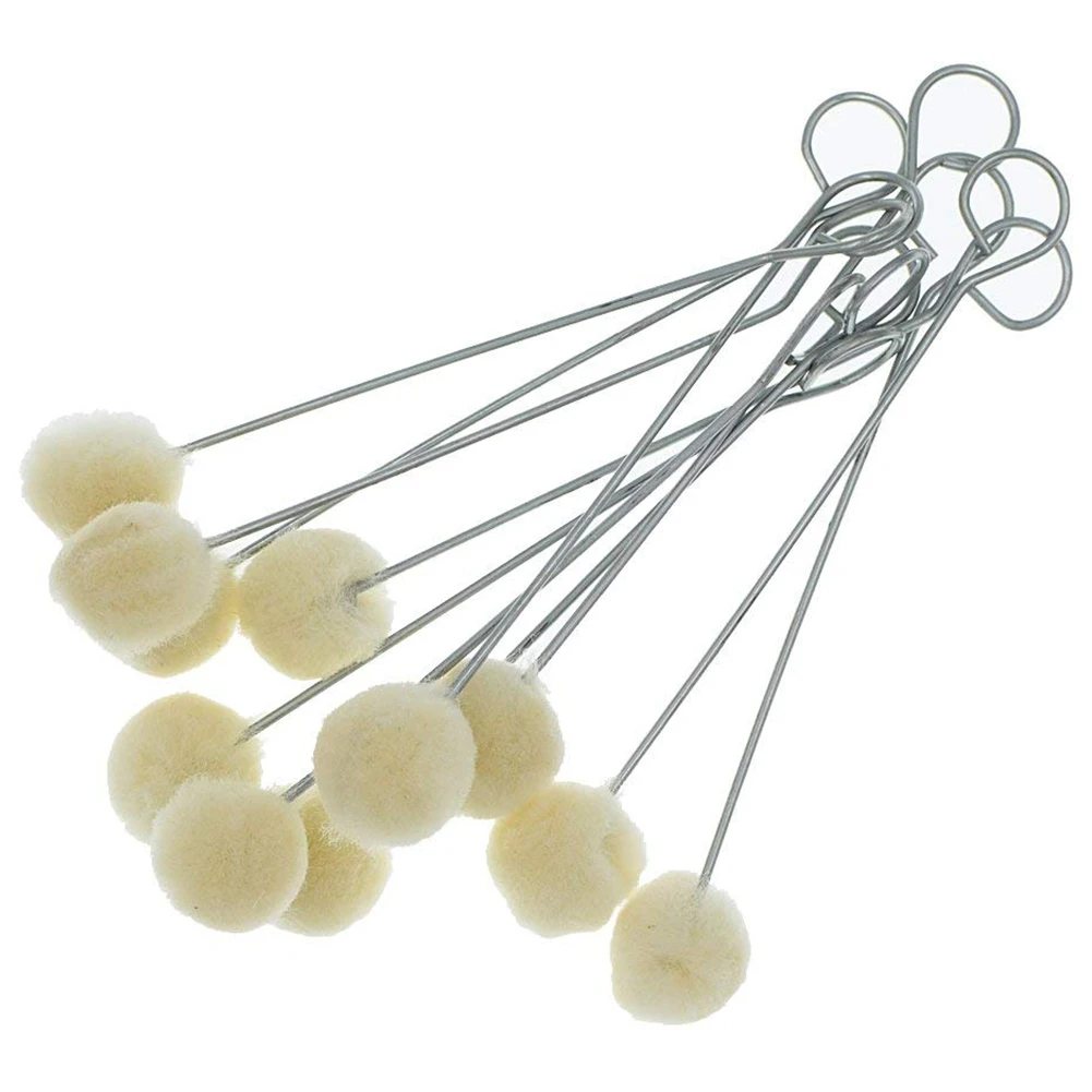 Hot 50 Pieces Wool Daubers Ball Brush Leather Dye Dauber Dyeing Applicator with Metal Handle for DIY Crafts Projects
Hot 50 Pieces Wool Daubers Ball Brush Leather Dye Dauber Dyeing Applicator with Metal Handle for DIY Crafts Projects
