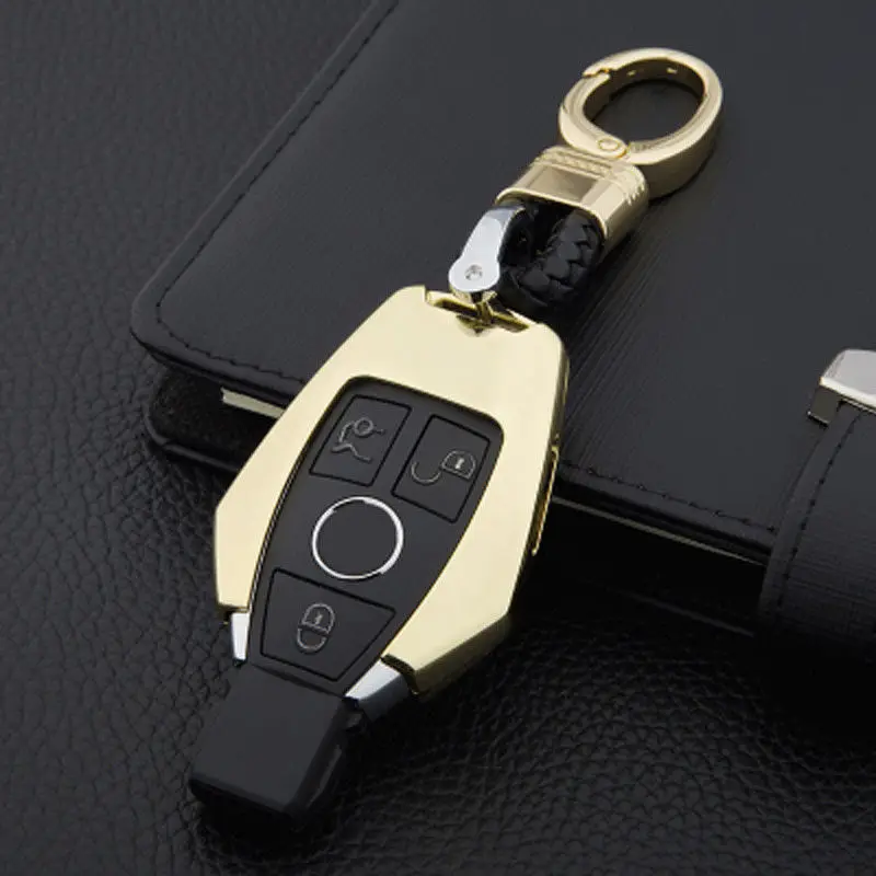 For Mercedes-Benz Metal 3 Buttons Remote Key Case Cover Shell Key Chain Ring High Quality New Car Key Protective Case
For Mercedes-Benz Metal 3 Buttons Remote Key Case Cover Shell Key Chain Ring High Quality New Car Key Protective Case