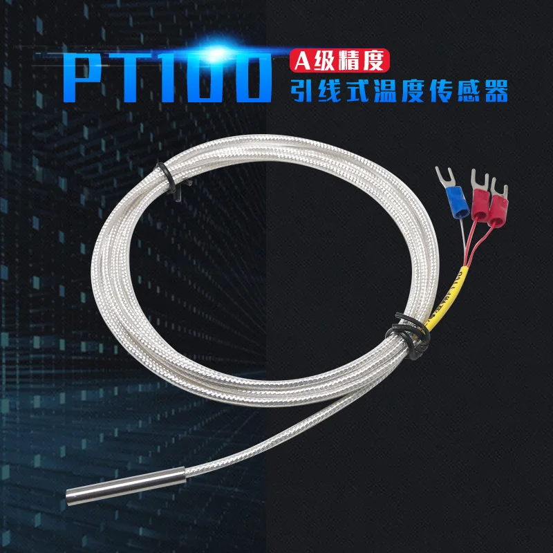 PT100 Temperature Sensor Platinum Thermal Resistance Couple Precision WZP-PT100 Probe Temperature High Temperature Waterproof
PT100 Temperature Sensor Platinum Thermal Resistance Couple Precision WZP-PT100 Probe Temperature High Temperature Waterproof