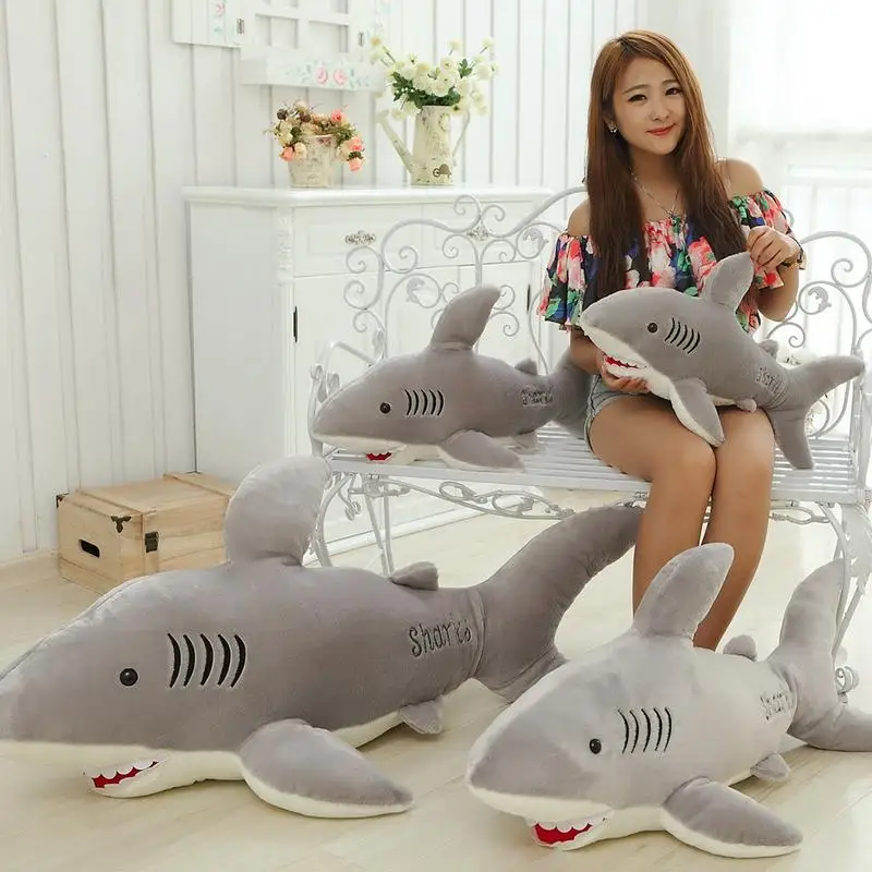 Cartoon Simulation Shark Plush Toys For Children Dolls Soft Plush Toys Ocean World Great White Shark Modeling Pillow Mat
Cartoon Simulation Shark Plush Toys For Children Dolls Soft Plush Toys Ocean World Great White Shark Modeling Pillow Mat