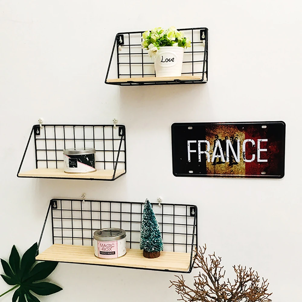 Wooden Iron Wall Shelf Wall Mounted Storage Rack Organization For Kitchen Bedroom Home Decor Kid Room DIY Wall Decoration Holder
Wooden Iron Wall Shelf Wall Mounted Storage Rack Organization For Kitchen Bedroom Home Decor Kid Room DIY Wall Decoration Holder
