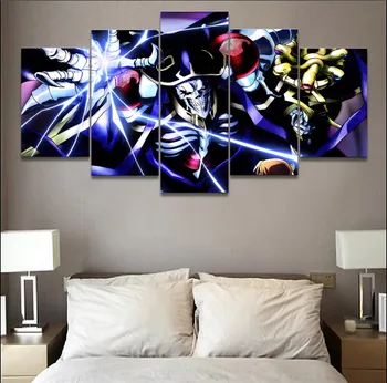 Canvas Wall Art Picture Framework For Living Room Decor 5 Pieces Anime Overlord Ainz Ooal Gown Paintings HD Print Modular Poster
Canvas Wall Art Picture Framework For Living Room Decor 5 Pieces Anime Overlord Ainz Ooal Gown Paintings HD Print Modular Poster