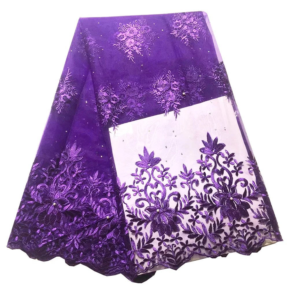 African Tulle Lace Fabric 2019 African French Lace Fabric High Quality Nigerian Purple lace Tulle Polyester mesh fabrics
African Tulle Lace Fabric 2019 African French Lace Fabric High Quality Nigerian Purple lace Tulle Polyester mesh fabrics
