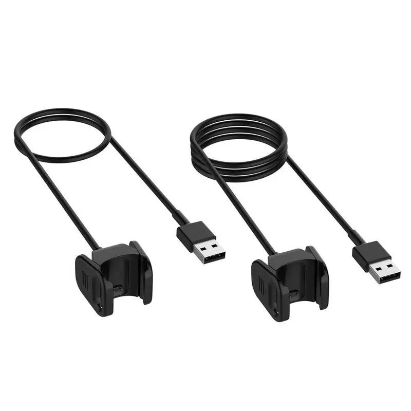 

Replace USB Charger Smart Bracelet USB Charging Cable For Fitbit Charge 3 Wristband Dock Adapter Two Length Option High Quality