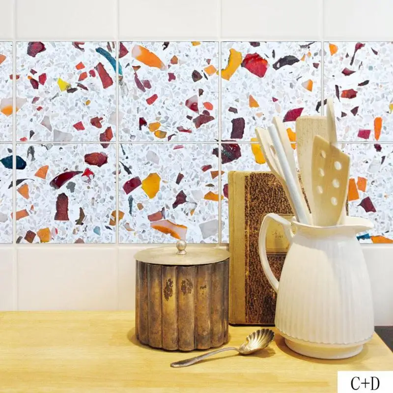 Kitchen Wall Tile Sticker 3D Wall Sticker Floral Texture Vintage Square Self Adhesive PVC Waterproof Wall Stickers
Kitchen Wall Tile Sticker 3D Wall Sticker Floral Texture Vintage Square Self Adhesive PVC Waterproof Wall Stickers
